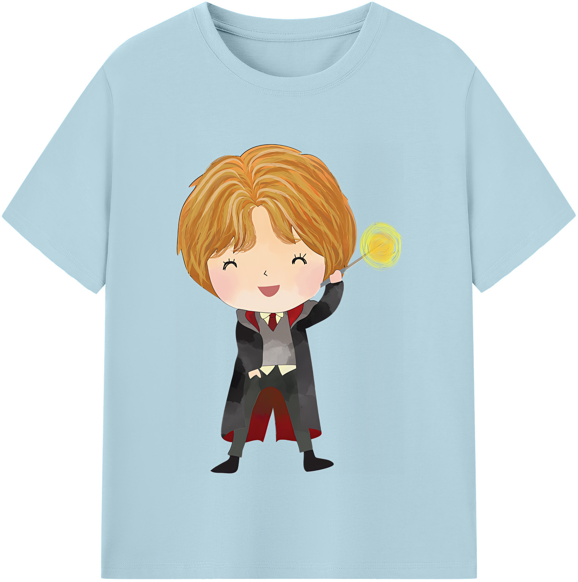 （画像用） Harry Potter ハリー・ポッターシリーズ 綿100％半袖Tシャツ（フロントプリント）